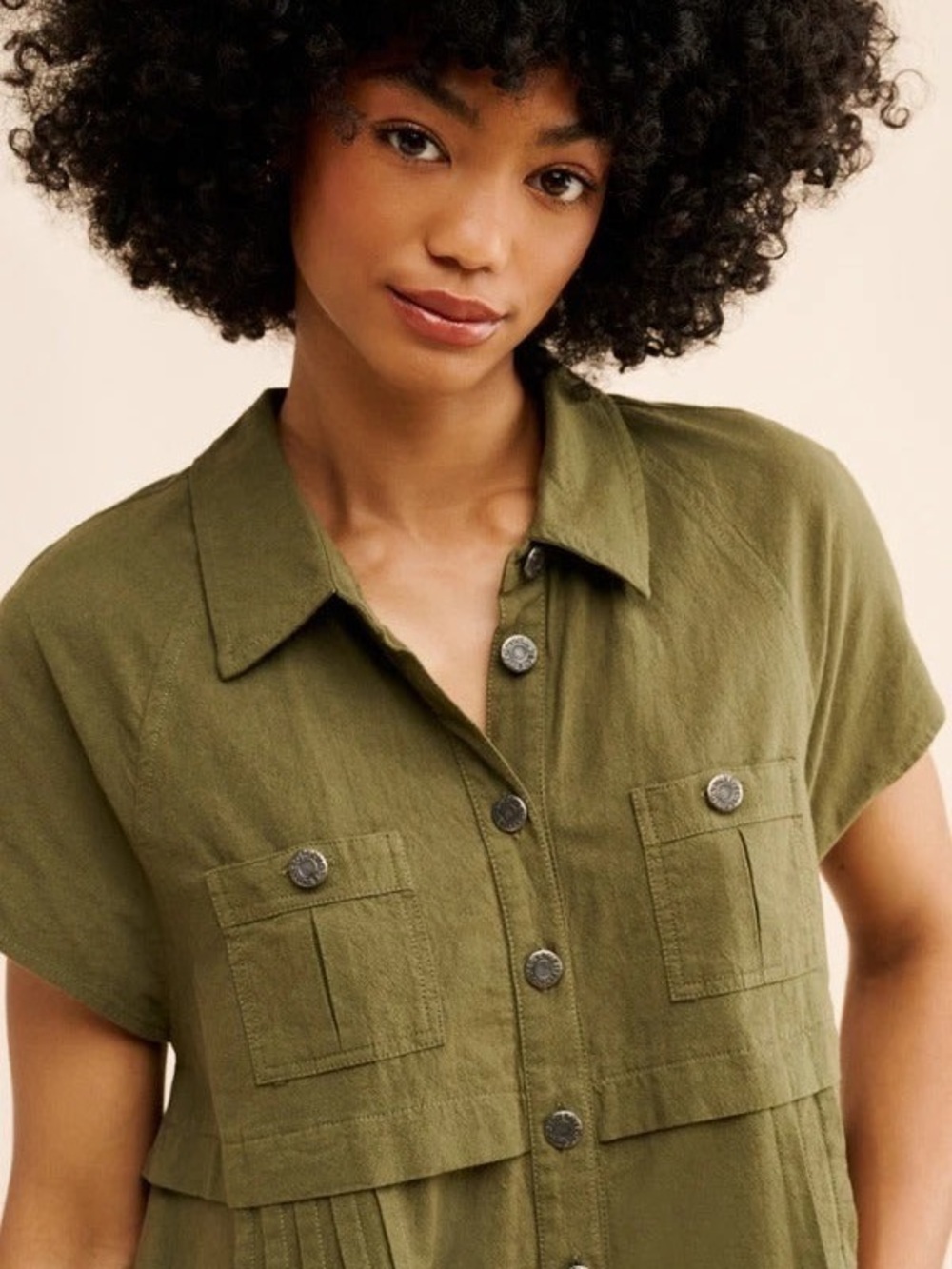NWT Free People We The Free Ronnie Poplin Mini Dress - Picture 3 of 12